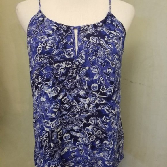 Luck Brand Floral Printed Halter Tank size XS (287) - Picture 5 of 8
